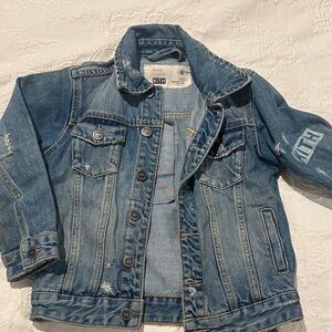 Kith Kids Distressed Blue Jean Jacket